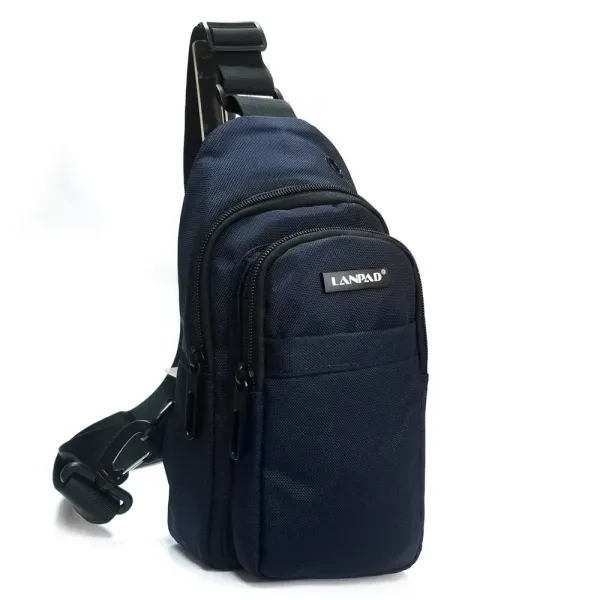 Сумка Мужская На Плечо нейлон Lanpad 35001 blue