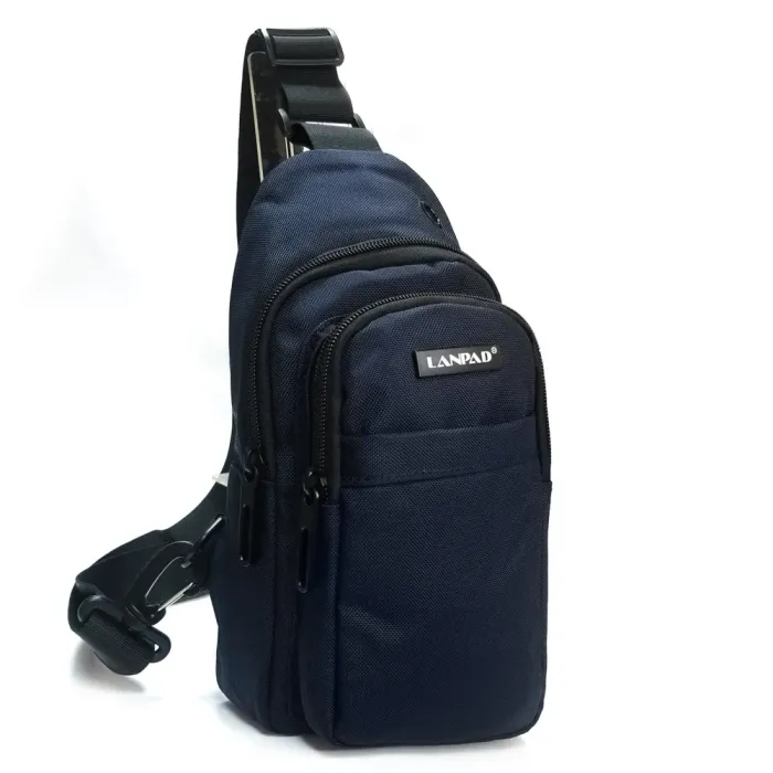 Сумка Мужская На Плечо нейлон Lanpad 35001 blue