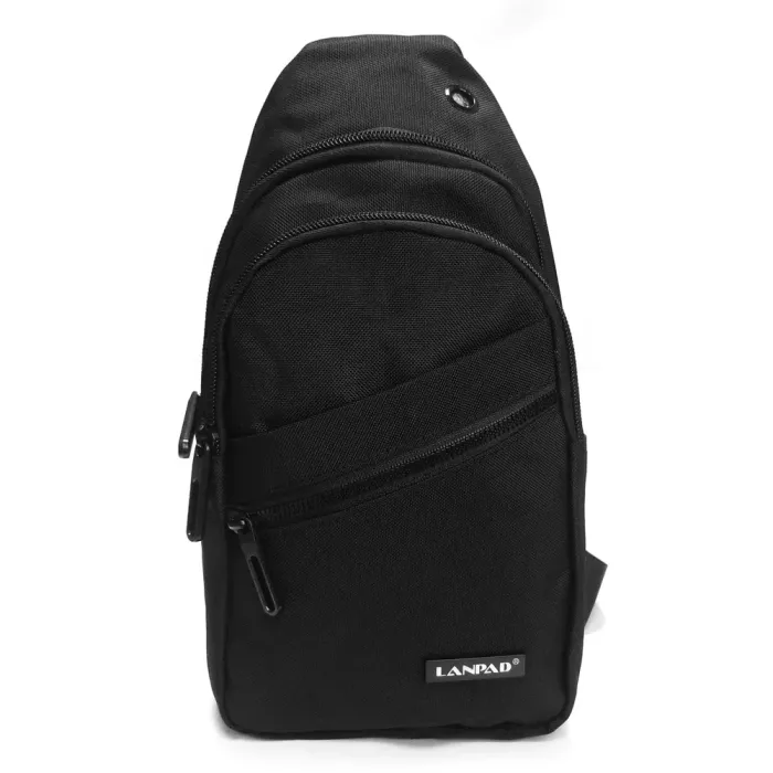 Сумка Мужская На Плечо нейлон Lanpad 83029 black