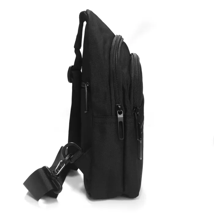 Сумка Мужская На Плечо нейлон Lanpad 83029 black