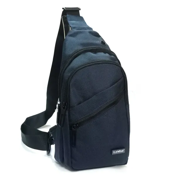 Сумка Мужская На Плечо нейлон Lanpad 83029 blue