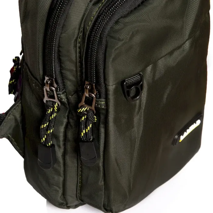 Сумка чоловіча на плече нейлон Lanpad 6034 green