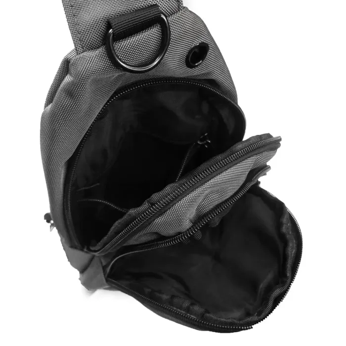 Сумка Мужская На Плечо нейлон Lanpad 82084 gray