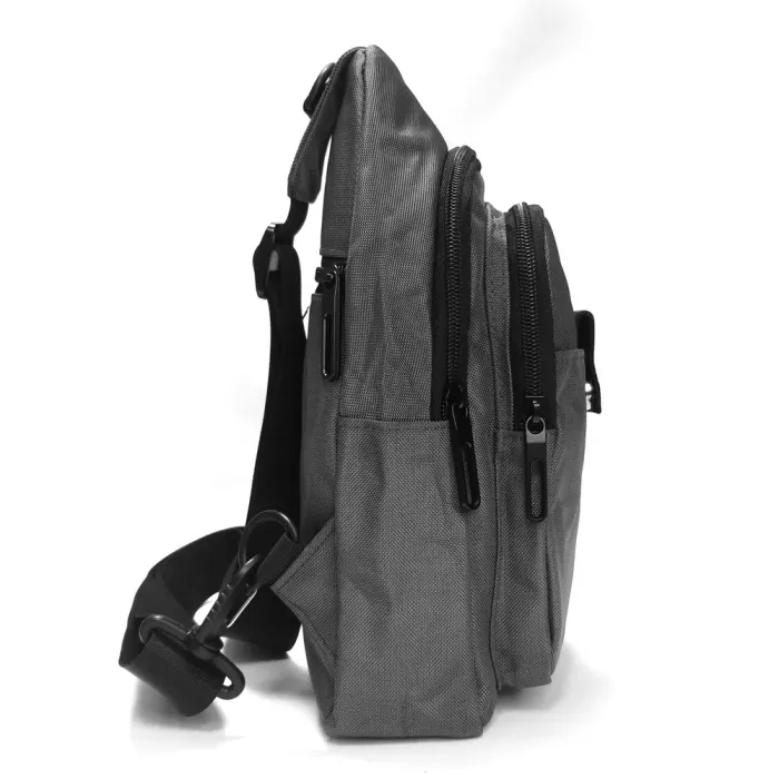 Сумка Мужская На Плечо нейлон Lanpad 63745 gray