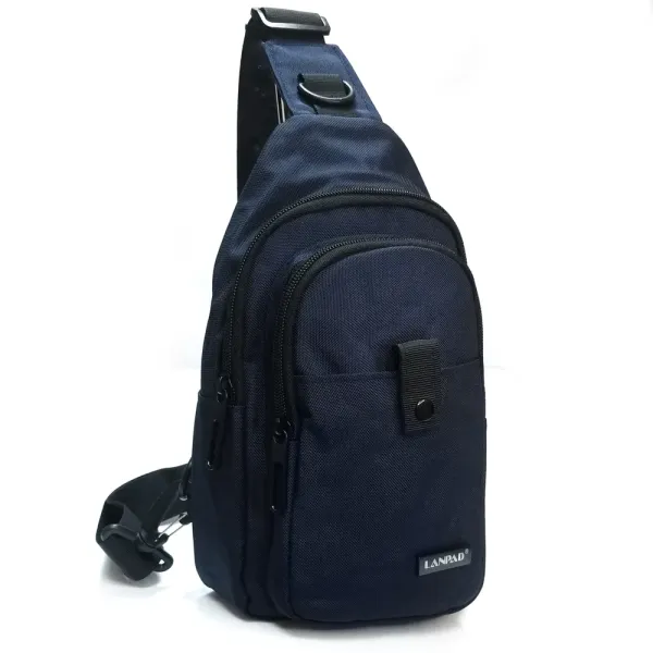 Сумка Мужская На Плечо нейлон Lanpad 63745 blue
