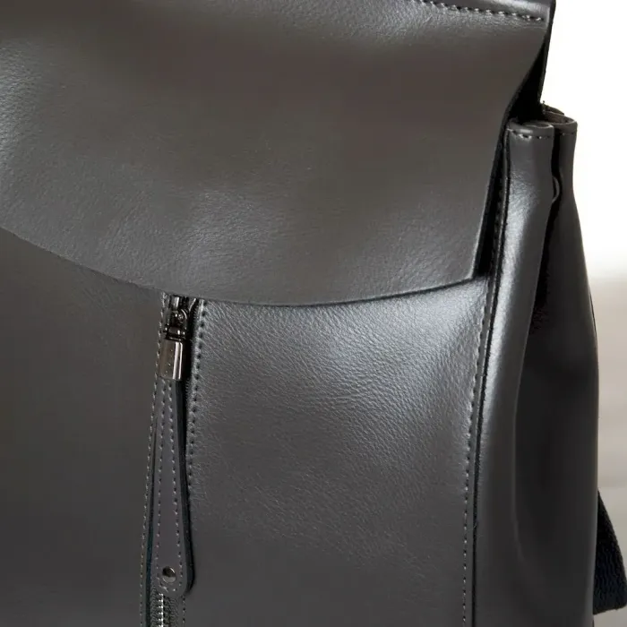 Сумка Женская Рюкзак кожа ALEX RAI 3206 grey