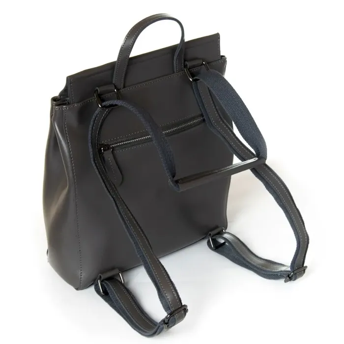 Сумка Женская Рюкзак кожа ALEX RAI 3206 grey