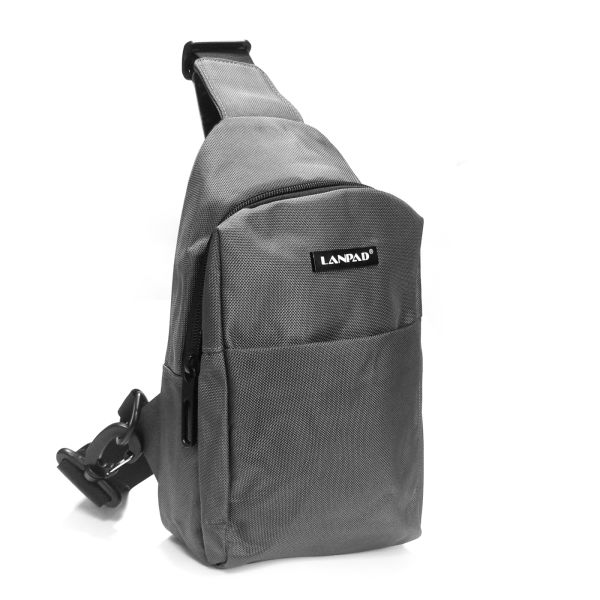 Сумка Мужская На Плечо нейлон Lanpad 3072 gray