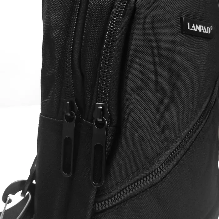 Сумка Мужская На Плечо нейлон Lanpad 82084 black