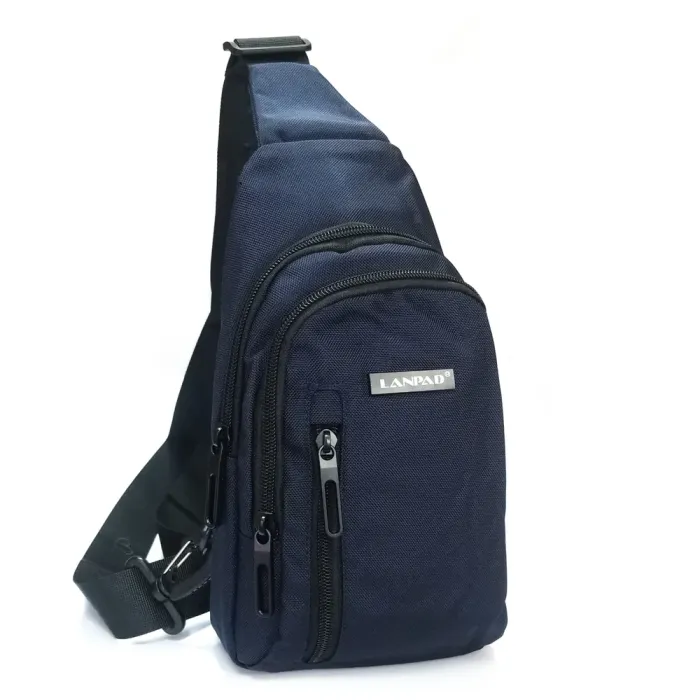 Сумка Мужская На Плечо нейлон Lanpad 80002 blue