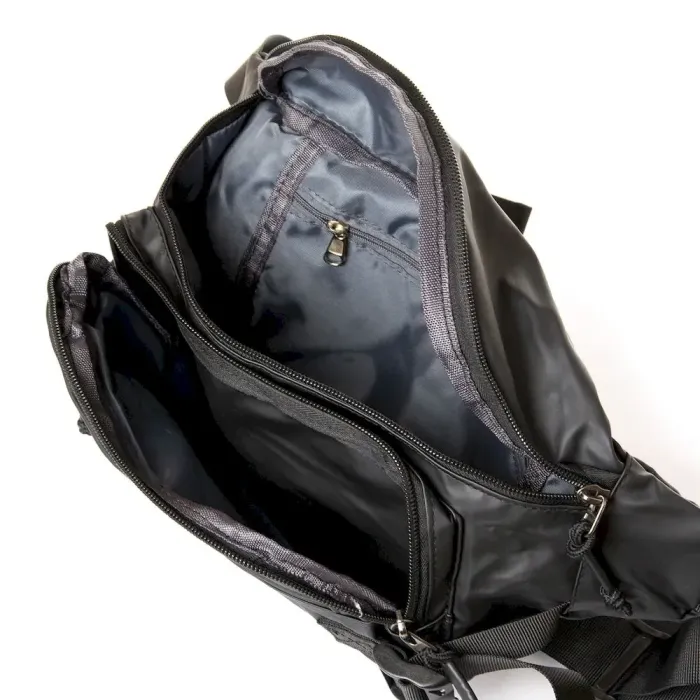 Сумка Мужская На пояс нейлон Lanpad 61010 black