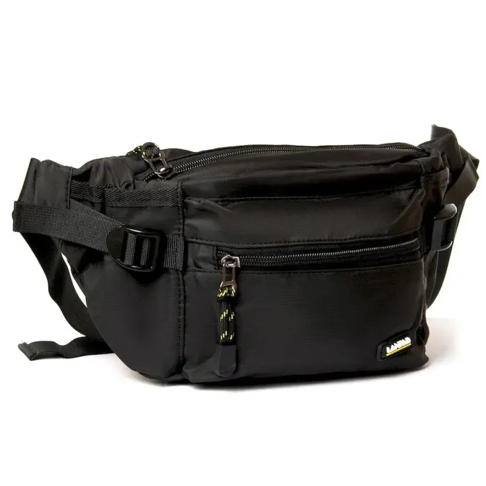 Сумка Мужская На пояс нейлон Lanpad 83013 black