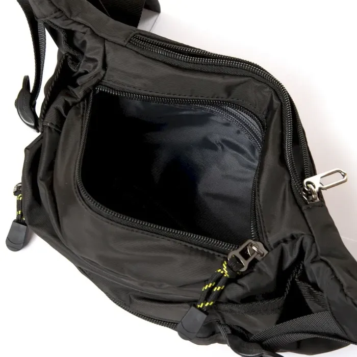 Сумка Мужская На пояс нейлон Lanpad 83013 black