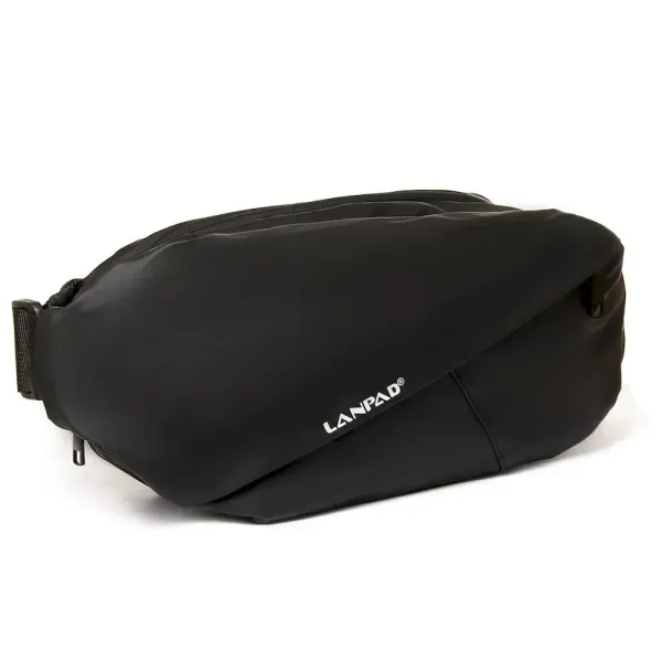 Сумка чоловіча на пояс нейлон Lanpad 6020 black