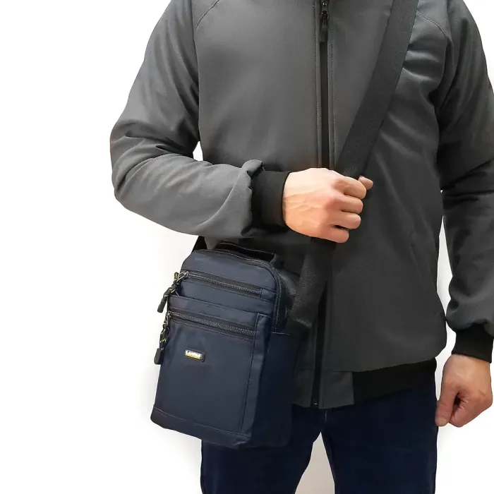 Сумка Мужская Планшет нейлон Lanpad 53261 blue