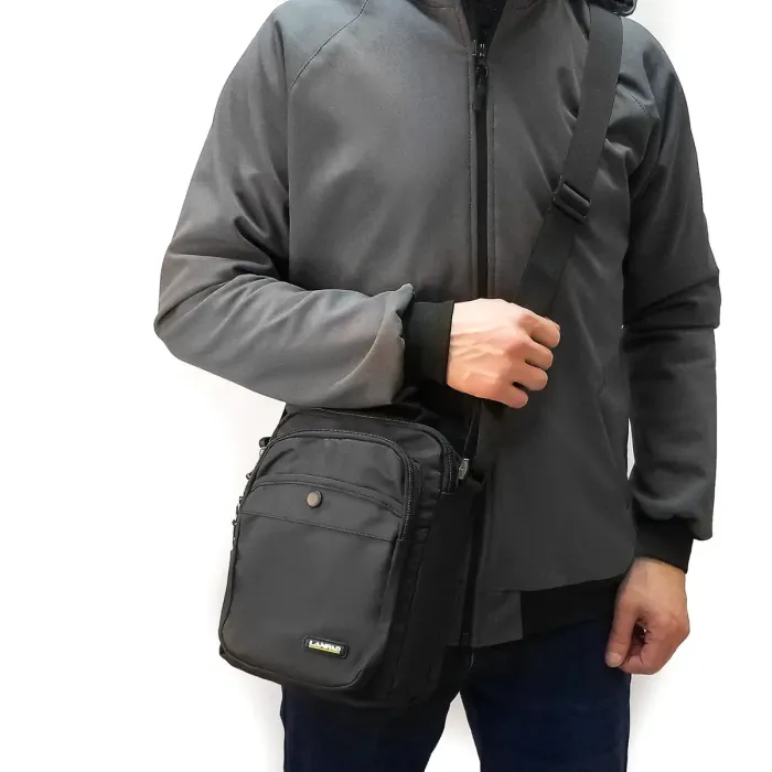 Сумка Мужская Планшет нейлон Lanpad 15054 black