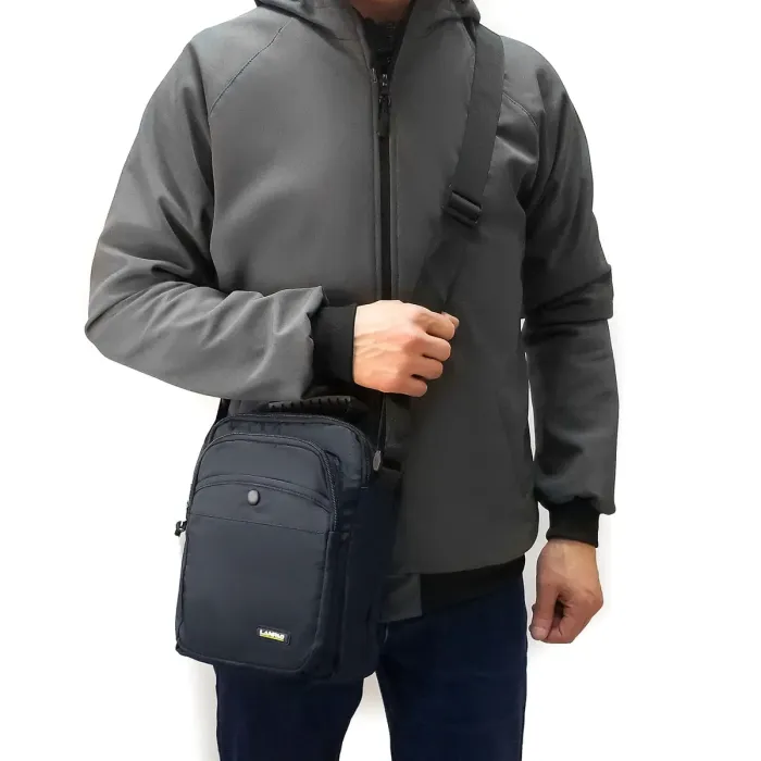 Сумка чоловіча Планшет нейлон Lanpad 15054 blue