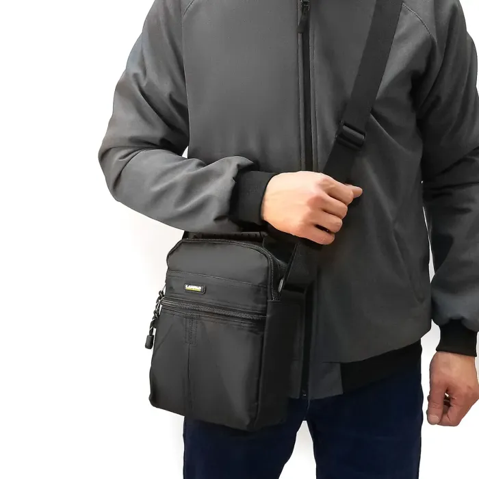 Сумка чоловіча Планшет нейлон Lanpad 3788 black