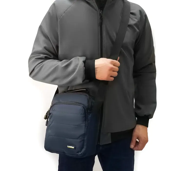 Сумка Мужская Планшет нейлон Lanpad 3789 blue