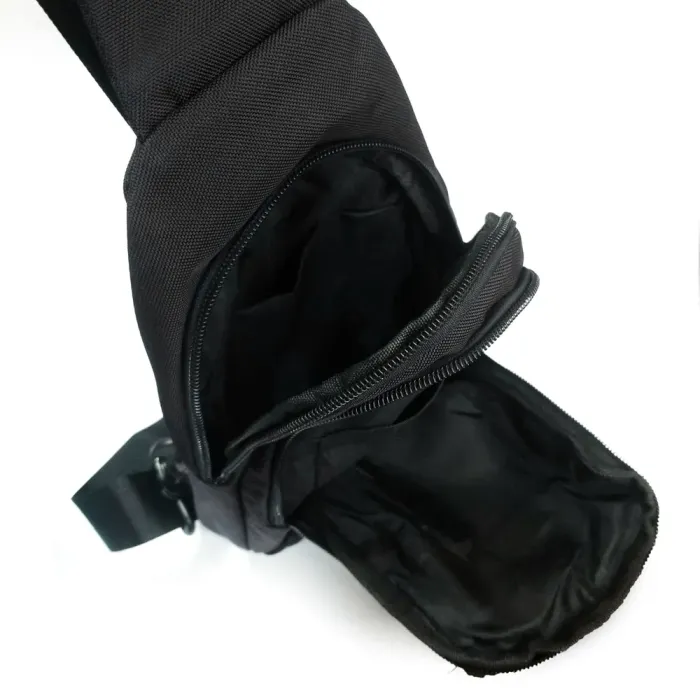 Сумка Мужская На Плечо нейлон Lanpad 80002 black