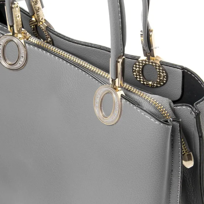 Сумка Женская Классическая иск-кожа FASHION 04-02 6128 grey