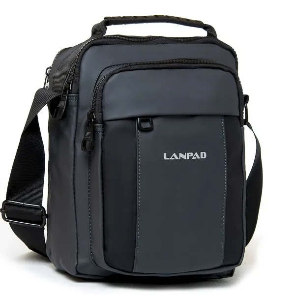 Сумка чоловіча Планшет нейлон Lanpad 3778 grey
