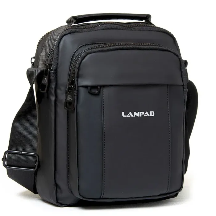 Сумка чоловіча Планшет нейлон Lanpad 3778 black