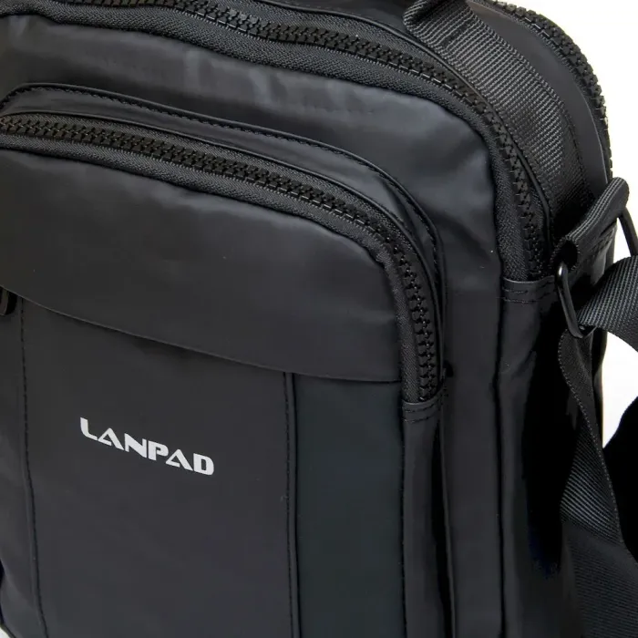 Сумка чоловіча Планшет нейлон Lanpad 3778 black
