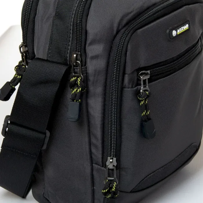 Сумка Мужская Планшет нейлон Lanpad 65352 grey