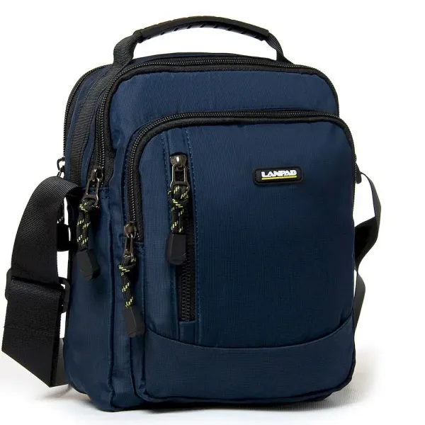 Сумка чоловіча Планшет нейлон Lanpad 82058 blue