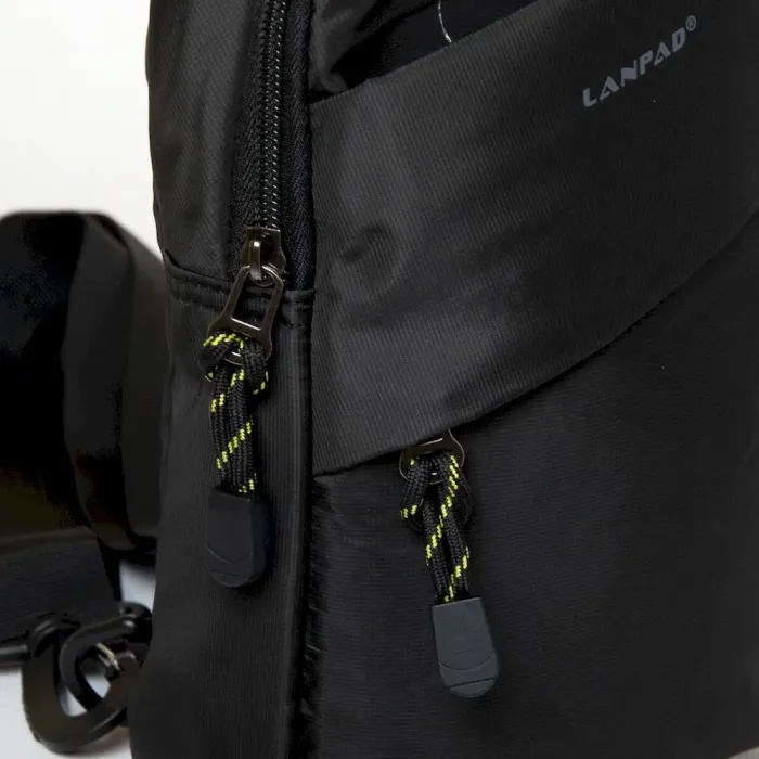 Сумка Мужская На Плечо нейлон Lanpad 83019 black