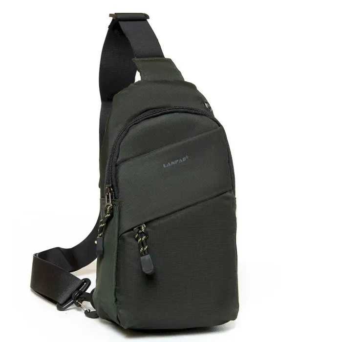 Сумка Мужская На Плечо нейлон Lanpad 83019 green