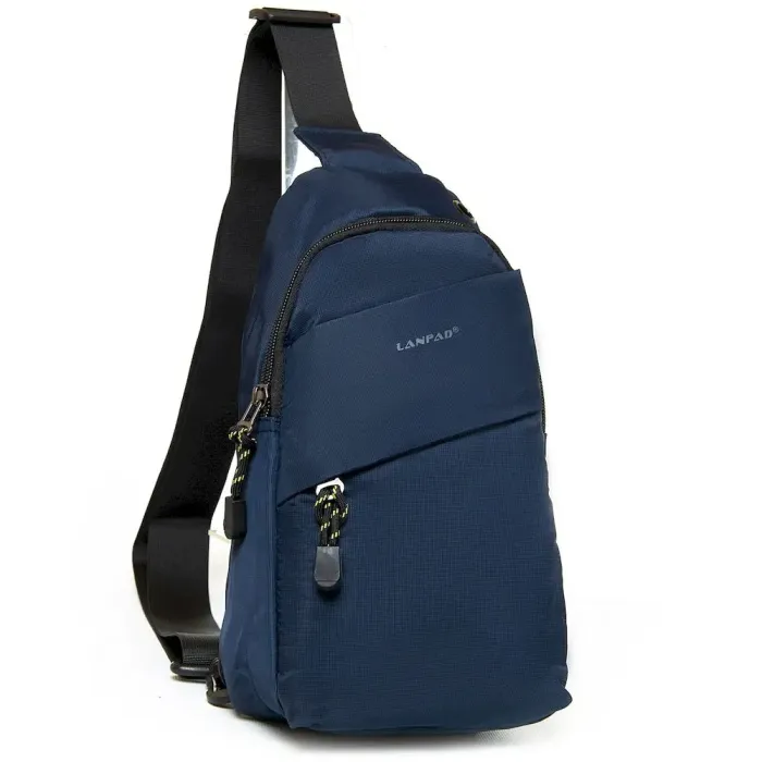 Сумка Мужская На Плечо нейлон Lanpad 83019 blue
