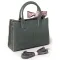 Сумка Класична шкіра ALEX RAI 1556 green