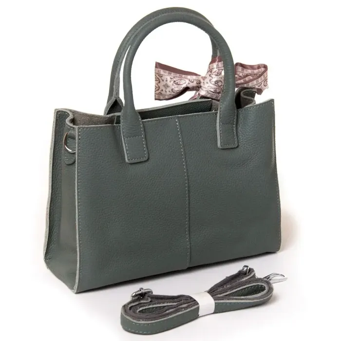 Сумка Класична шкіра ALEX RAI 1556 green