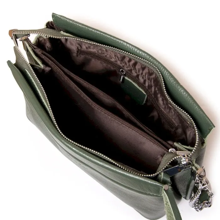 Сумка Женская Классическая кожа ALEX RAI 3013 green