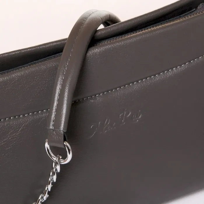 Сумка Женская Классическая кожа ALEX RAI 3013 grey