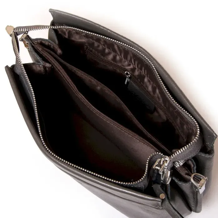 Сумка Женская Классическая кожа ALEX RAI 3013 grey