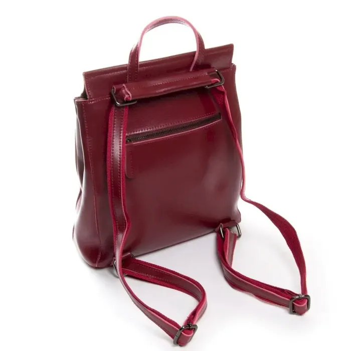 Сумка Жіноча Рюкзак шкіра ALEX RAI 3206 light-red