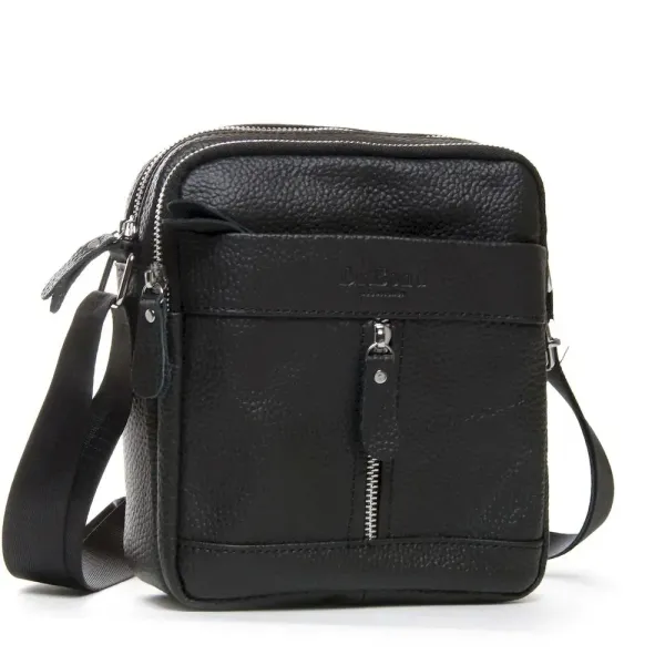 Сумка чоловіча Планшет шкіряна DR. BOND 1201 black