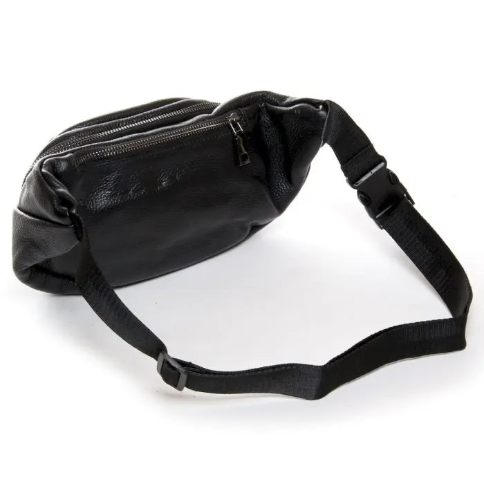 Сумка Мужская На пояс кожа DR. BOND 66332 black