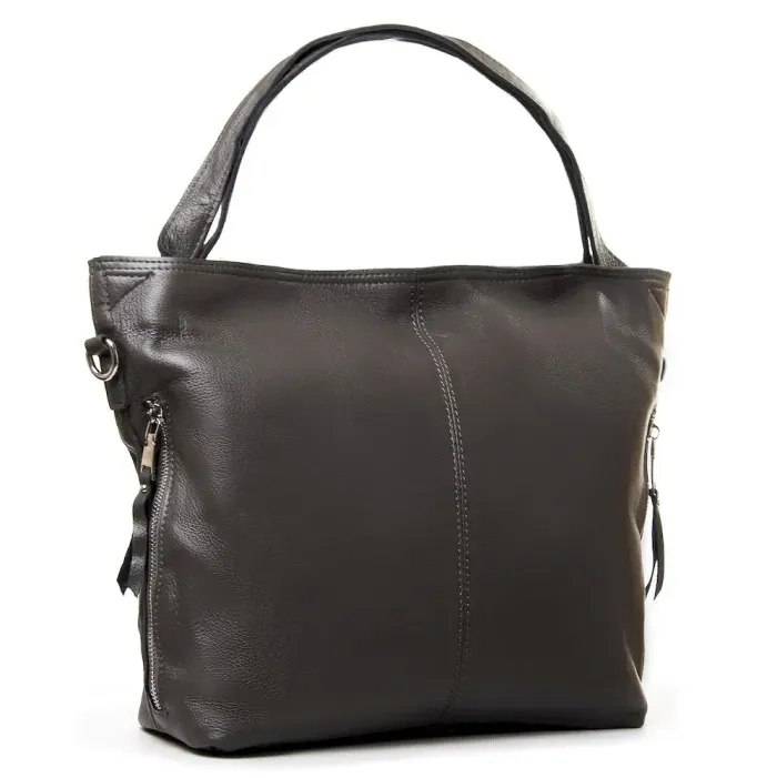 Сумка Женская Классическая кожа ALEX RAI 3175 grey