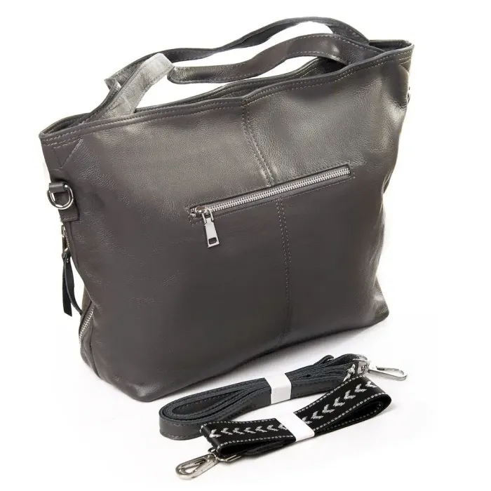 Сумка Женская Классическая кожа ALEX RAI 3175 grey