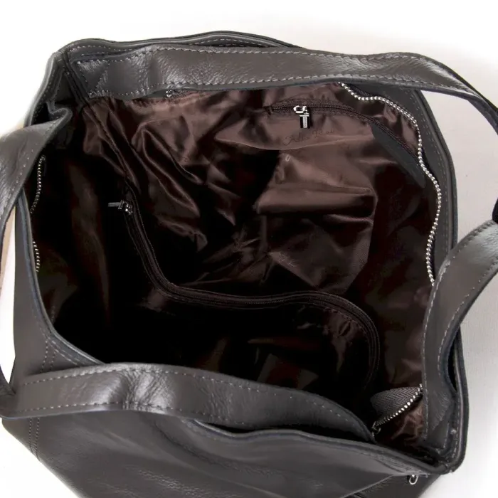 Сумка Женская Классическая кожа ALEX RAI 3175 grey