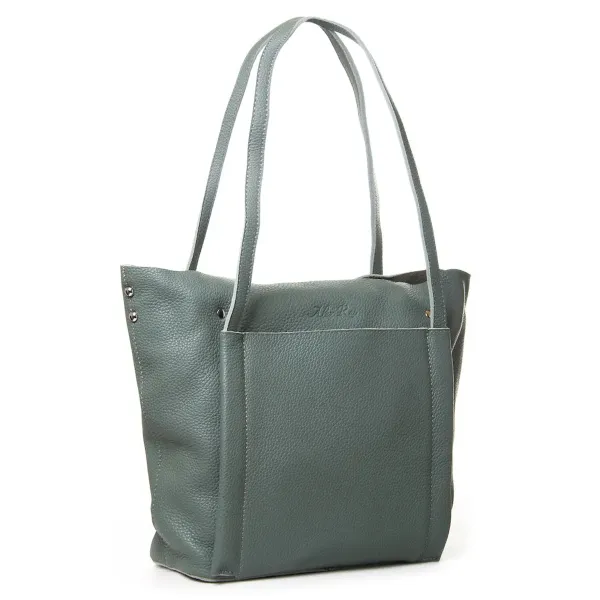Сумка Класична шкіра ALEX RAI 1557 green