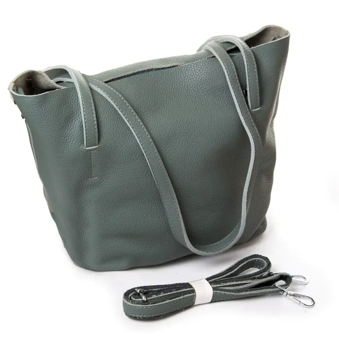 Сумка Класична шкіра ALEX RAI 1557 green