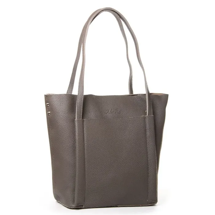 Сумка Класична шкіра ALEX RAI 1557 grey