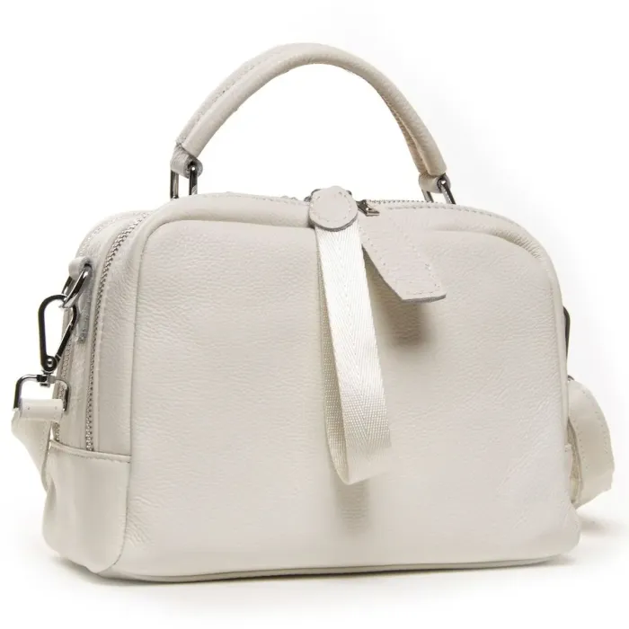 Сумка Жіноча Класична шкіряна ALEX RAI 01-12 12-8731-9 beige