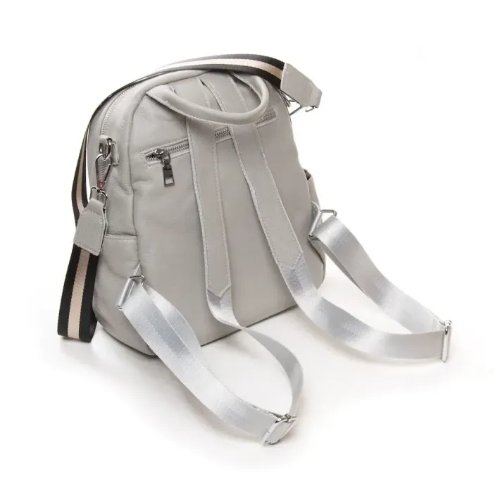 Сумка Жіноча Рюкзак шкіра ALEX RAI 26-8905-9 light-grey