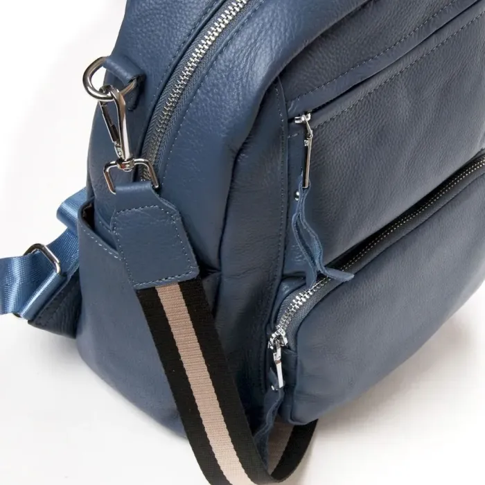 Сумка Жіноча Рюкзак шкіра ALEX RAI 26-8905-9 light-blue